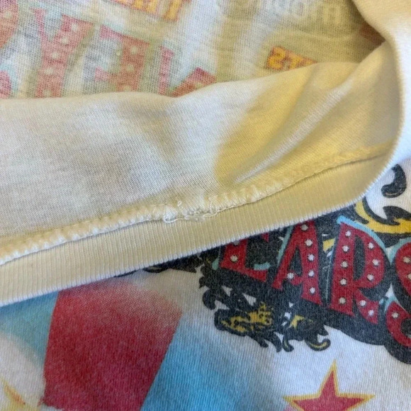 Y2K Britney Spears Circus Concert Tour Shirt White Pop Music Band Tee 2009 - Picture 6 of 8